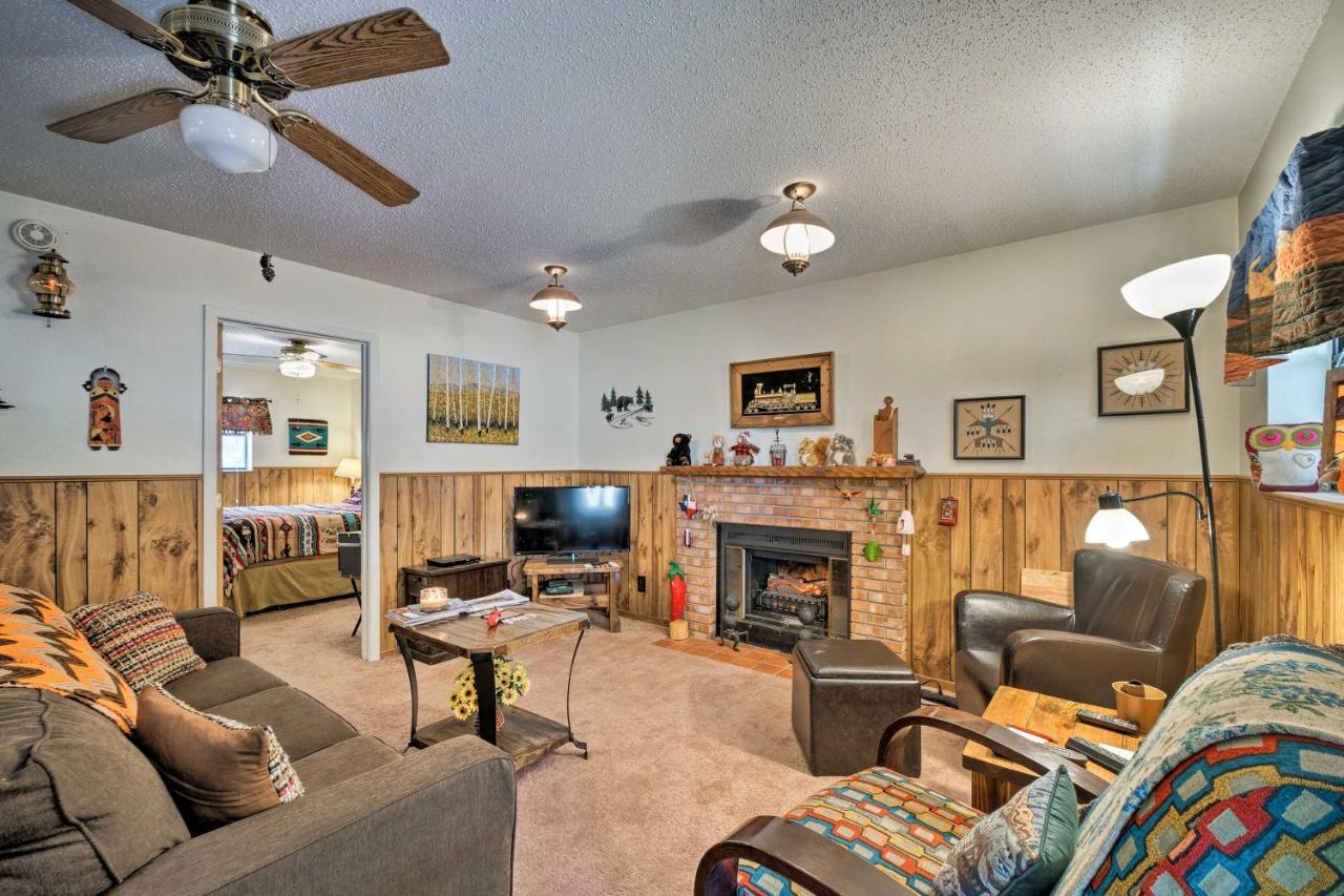 Cabin With Deck 3 Mi To Ski Cloudcroft And Hiking Exterior foto